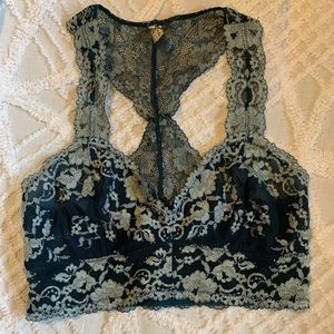 Free People Wild Roses Racerback Lace Bralette